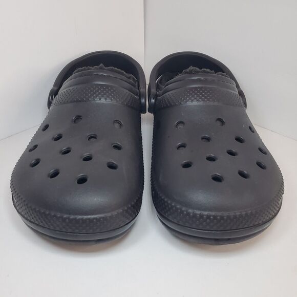 Fur Lined Crocs Black Winter Crocs Crocs Classic Lined Unisex